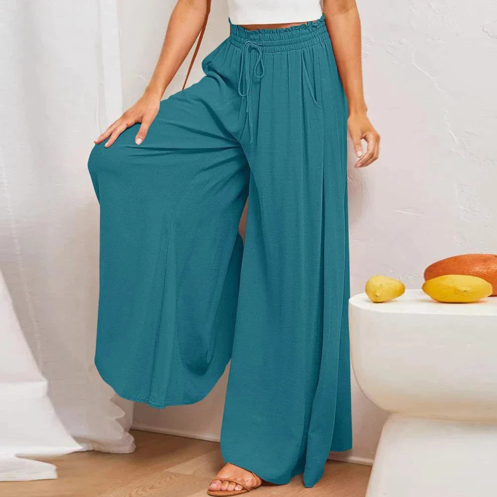 Dames-Effen-Kleur-Broek-Elastische-Riem-Wijde-Pijpen-Hoge-Taille-Lange-Culottes-Vegement-Femme.jpg_Q90.jpg__2.webp